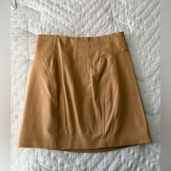 L'Academie Dresses & Skirts - L’Academie Faux Leather Mini Skirt - Size S
